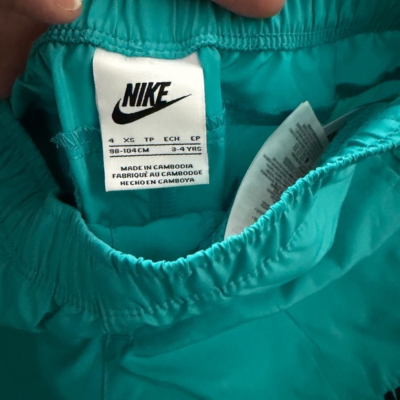 NWT Nike Gray & Teal Boys Matching Shorts Set - Picture 3 of 5